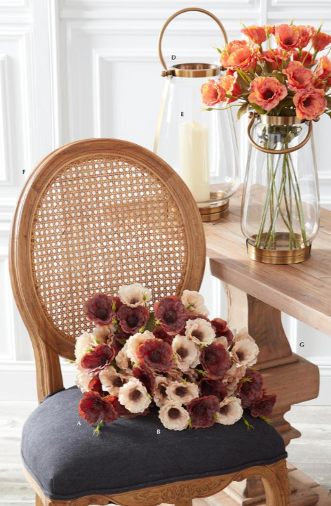 Real Touch Burgundy Bellflower