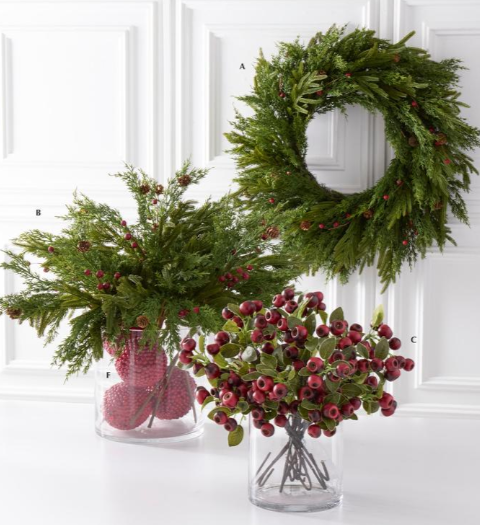 Mixed Pine Stem with Pinecones