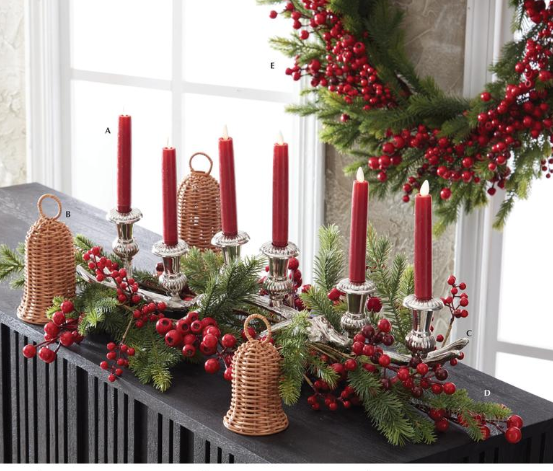 Wicker Bell Ornaments