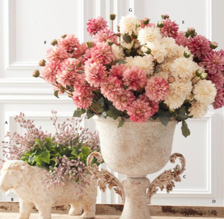 Faux Dried Dahlia Bundle
