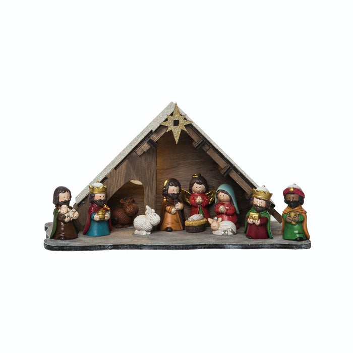 Light Up Nativity Scene