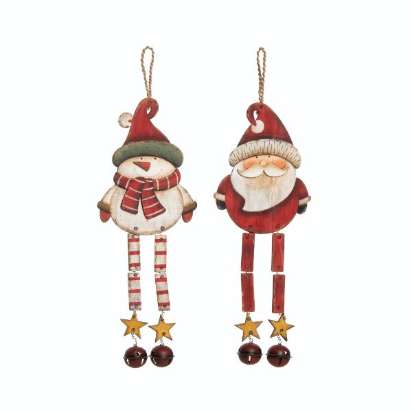 Santa and Snowman Dangler