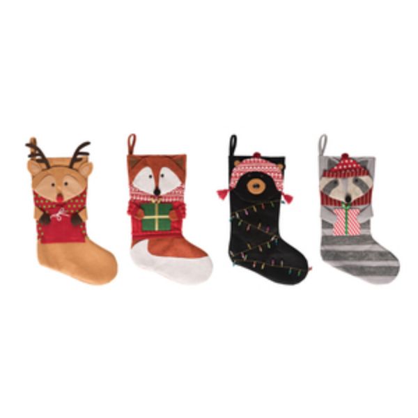 Woodland Christmas Critter Stockings