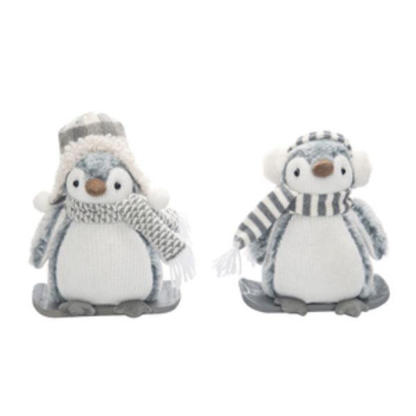 Plush Snowboarding Penguins