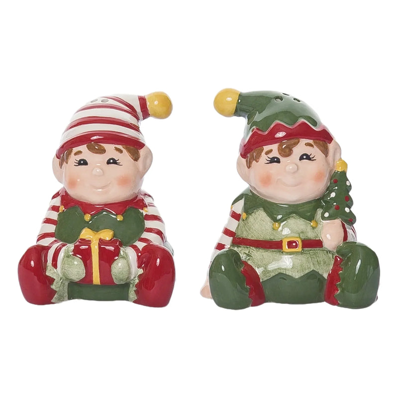 Santa's Elves Salt and Pepper Shakers