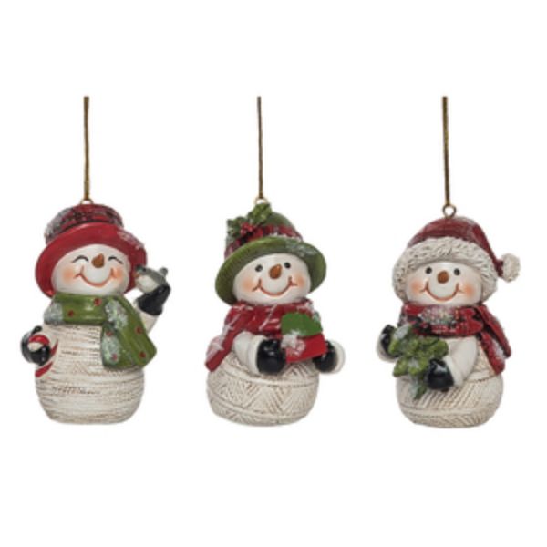 Cutie Snowman Ornament
