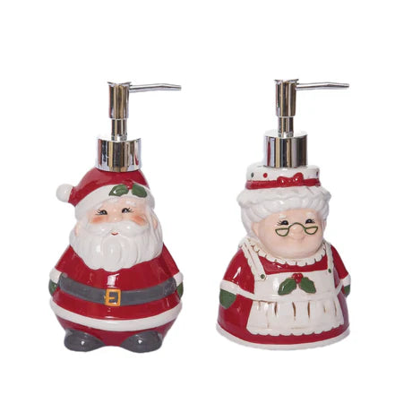 Mr and Mrs Claus Soap Dispensers