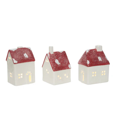 Light Up Cottage Figurines