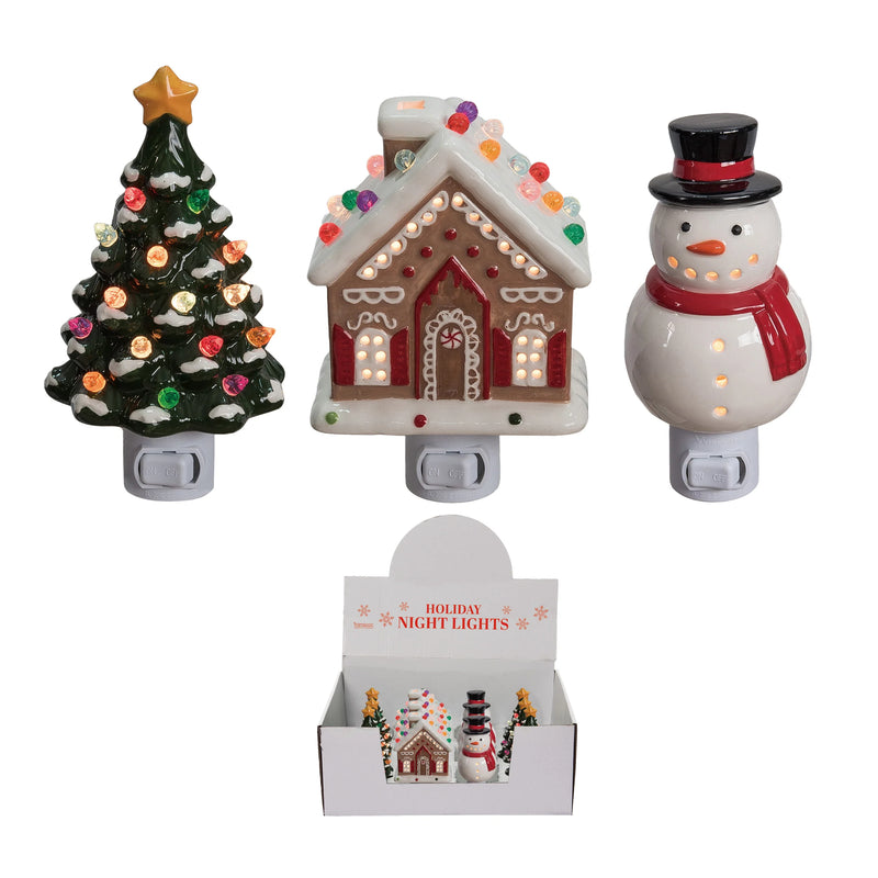 Christmas Night Light Figures