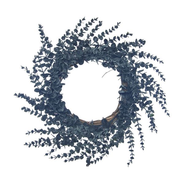 Black Eucalyptus Wreath - 26"