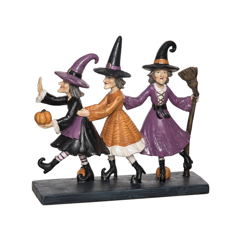 Walking Witches Figurine