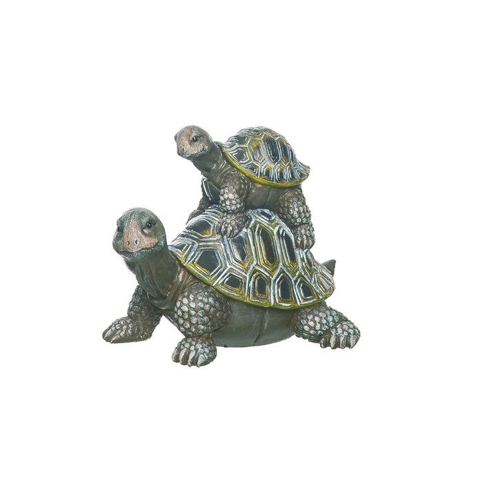 Stacked Turtle Figurine