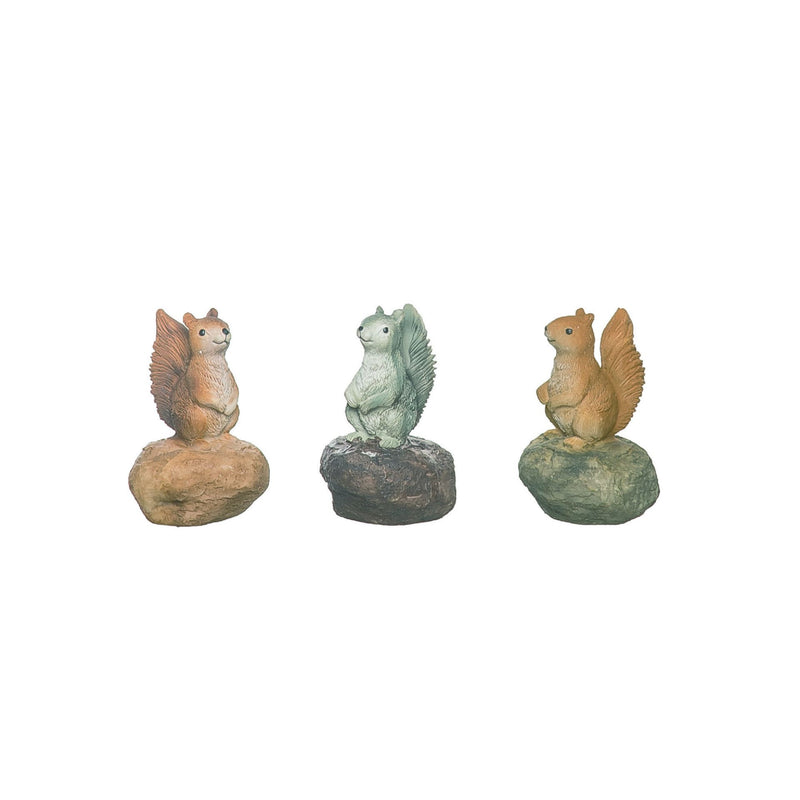 Happy Squirrel Figurine