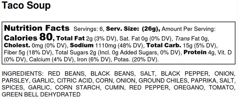 Taco Soup Mix