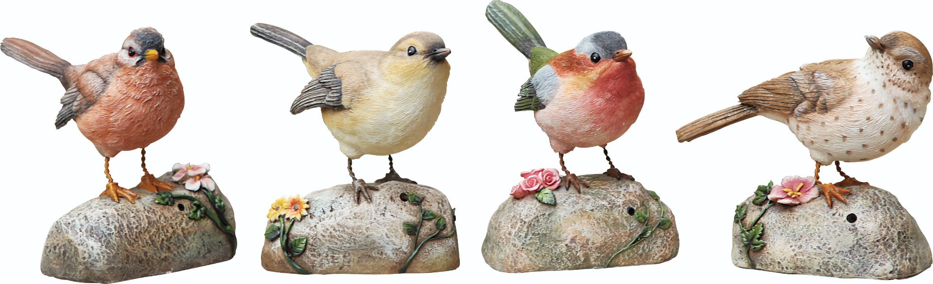 Motion Sensor Bird Figurines