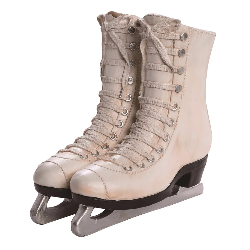 White Ice Skate Planter