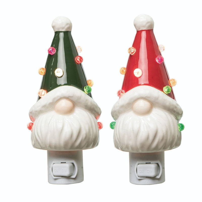 Light Up Gnome Night Light - 2 Colors