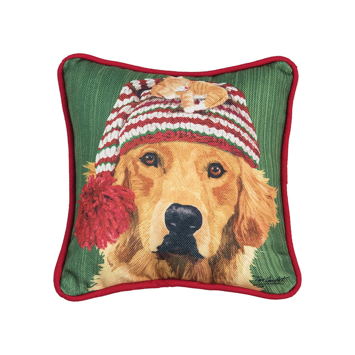 Winter Dog Pillow
