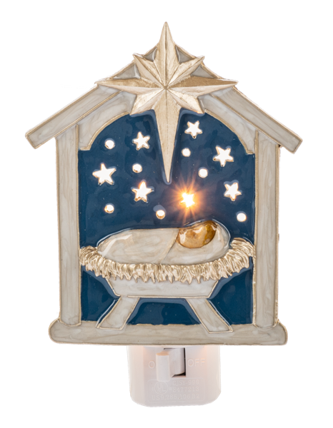 Baby Jesus in Manger Night Light
