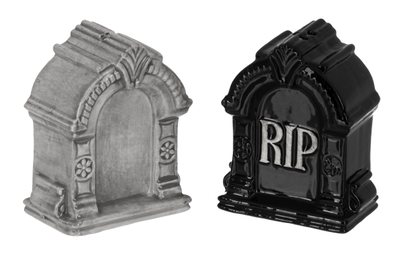 Tombstone Salt and Pepper Shakers