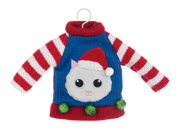 Cat Sweater Ornaments