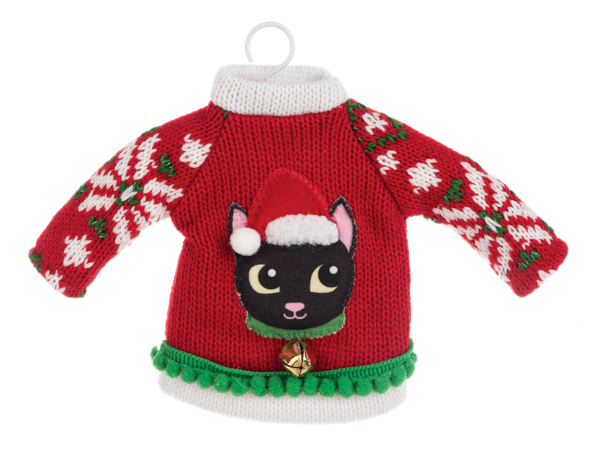 Cat Sweater Ornaments