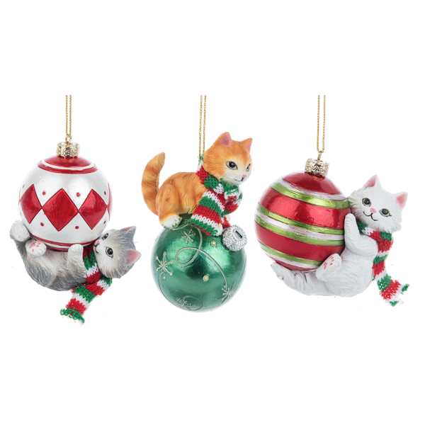 Meowy Christmas Ornaments