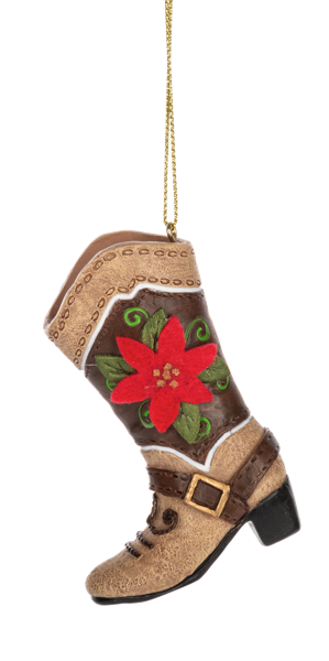 Festive Cowboy Boot Ornaments