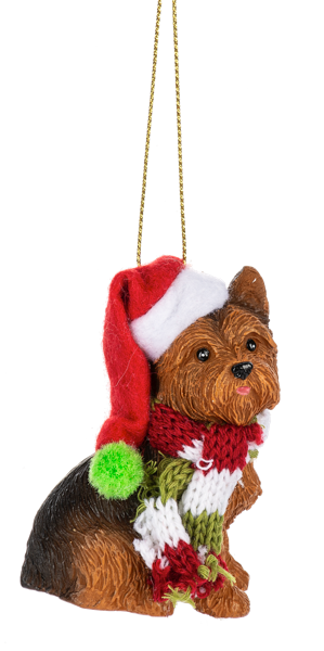 Santa Paws is Coming to Town Ornaments