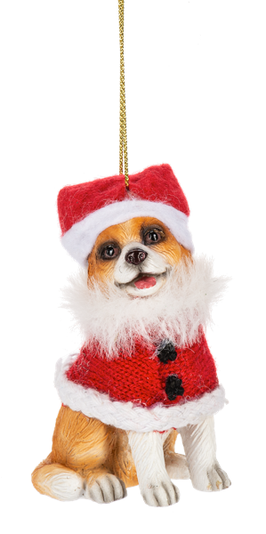 Santa Paws is Coming to Town Ornaments