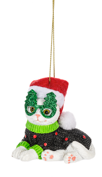 Fleas Navidad Cat Ornaments