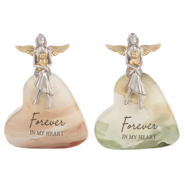 Bereavement Angel with Pet Figurine