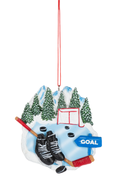 Hockey Ornament - Goal
