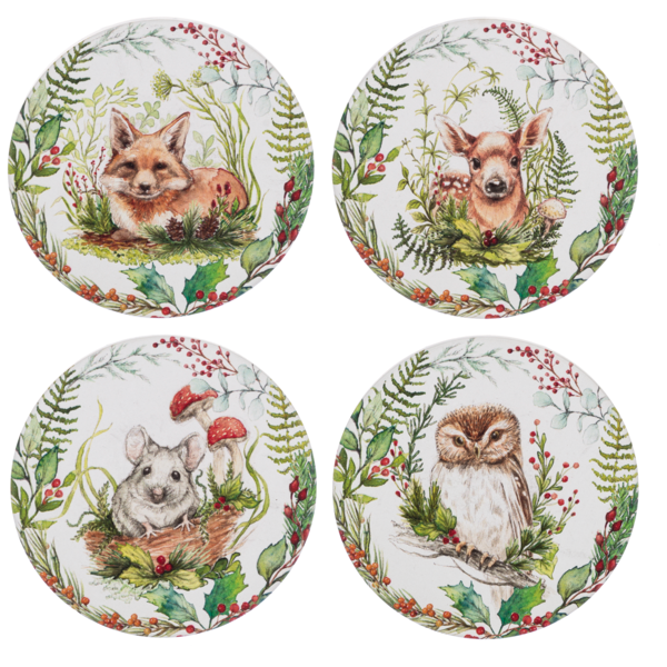Woodland Animal Coasters