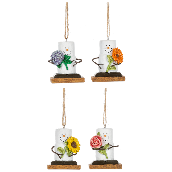 S'mores with Flower Ornaments