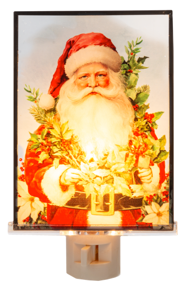 Vintage Santa Night Light