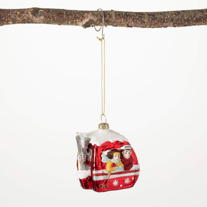 Ski Gondola Christmas Ornament