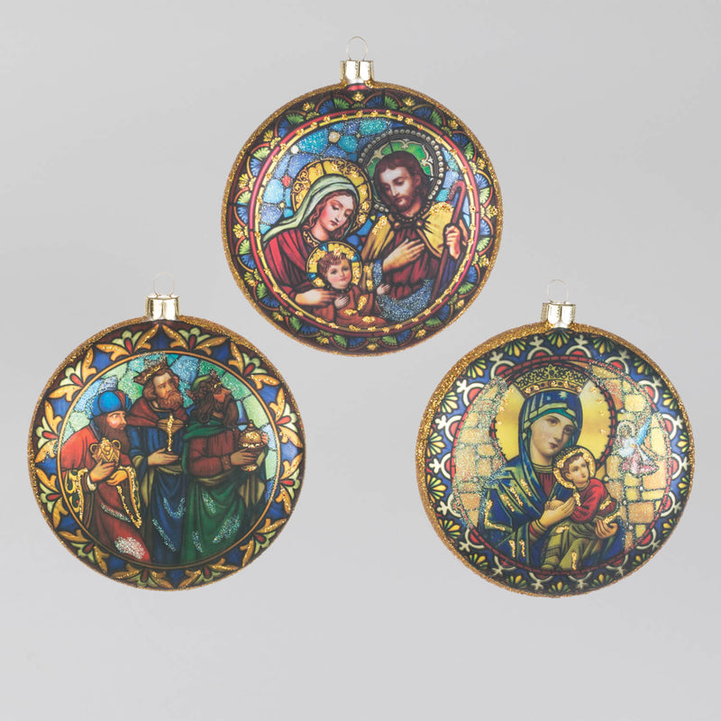 Nativity Disc Ornament - 3 Options