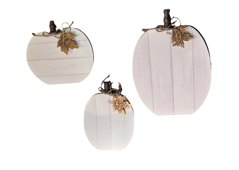 Shelf Sitter Cream Pumpkins