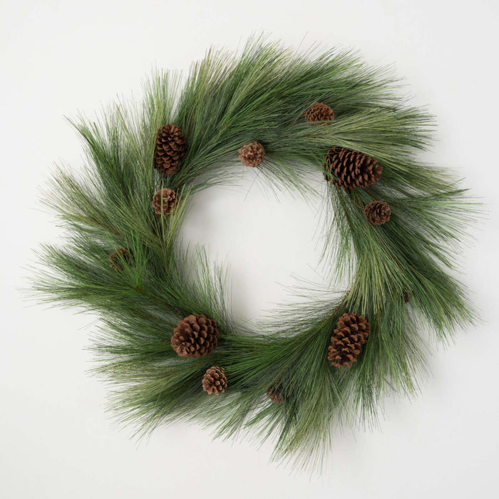 Long Pine Wreath - 28"