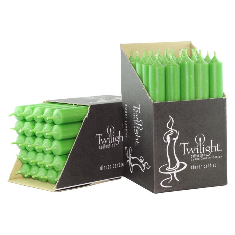 Green Twilight Dinner Candle - 2 Sizes