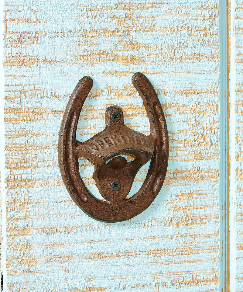 Cast Iron Horseshoe Design Bottle Opener