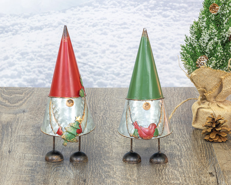 Holly Gnome Cone Bouncers - 2 Options
