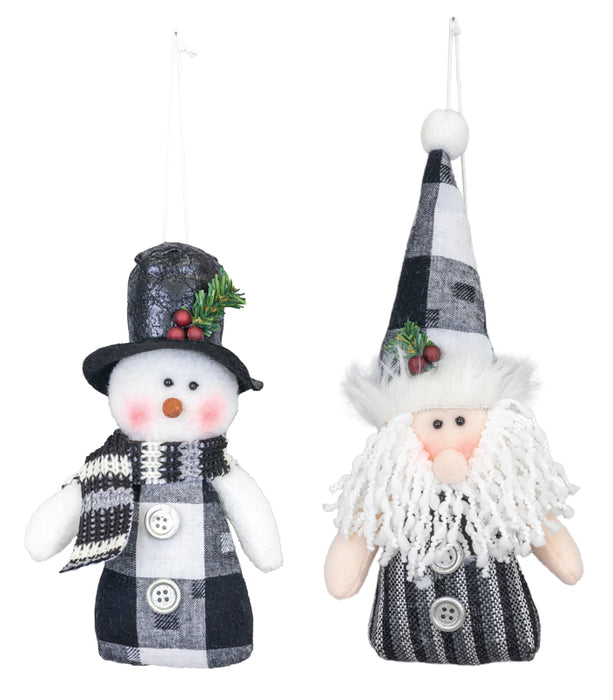 Midnight Frost Santa Snowmen - 2 Options