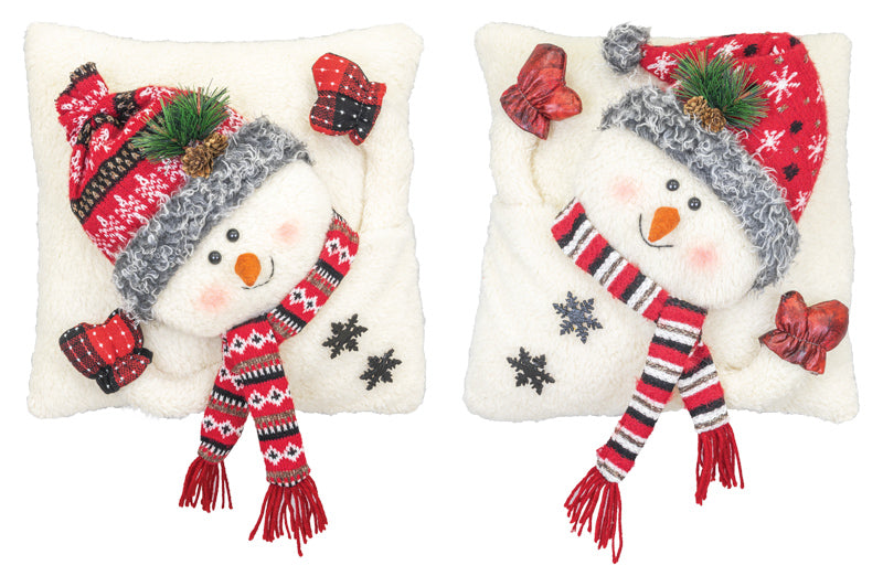 Ruby Mcblitz Snowmen Pillows - 2 Options