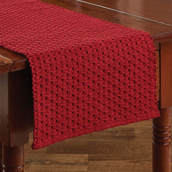Chadwick Table Runner Red - 2 Lengths