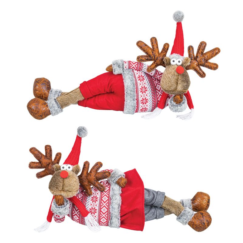 Red Nose Moose Lounger 2 Asst.