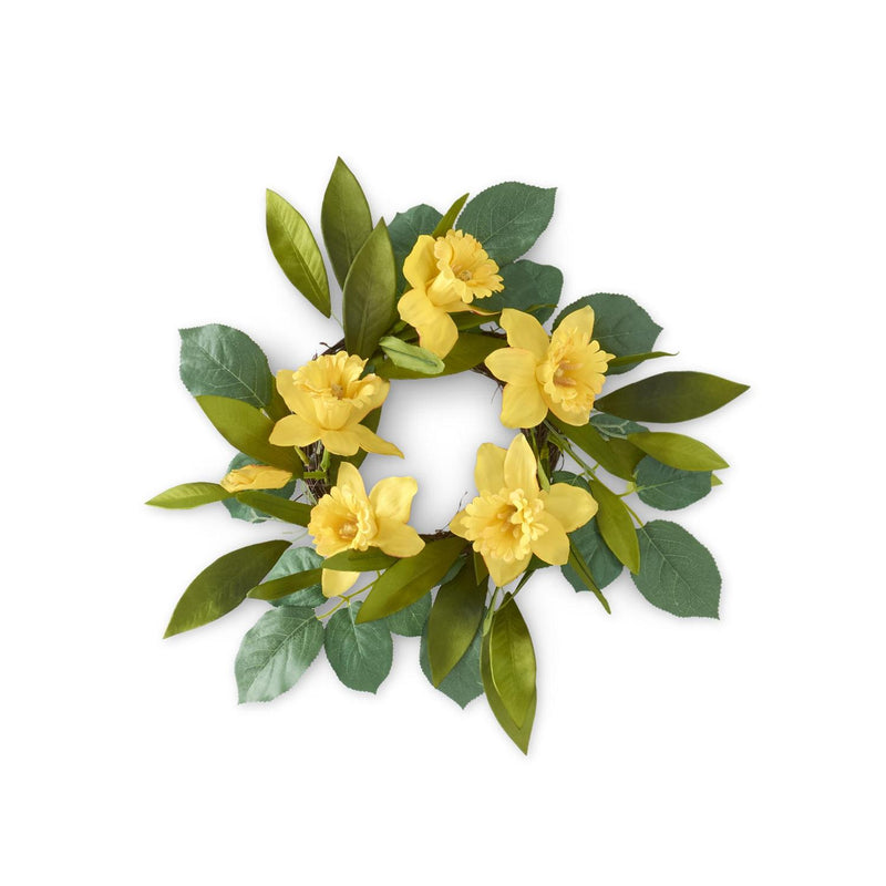 Yellow Daffodil Candle Ring