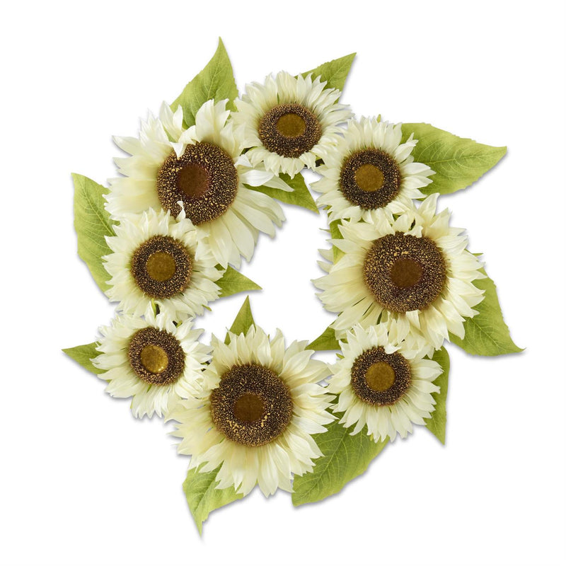 Sunflower Wreath on Vine Base - 24" - 2 Colors