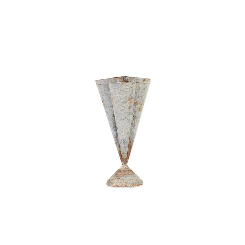 Triple Cone Vase on Round Base